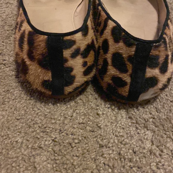 Jcrew calf Hair Leopard Flats - Picture 2 of 5
